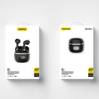 ausines led - Dudao U15Pro Black (Juodos) - 2 nuotrauka