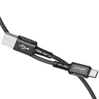 usb c pakrovejas 2m - Acefast C1-04 Black - 3 nuotrauka