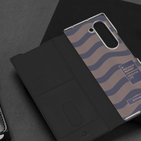 briliantus - Dux Ducis "Brill Leather Case Galaxy Z Fold 6" Black - 13 nuotrauka