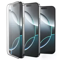 nothing phone 2 - LCD apsauginis stikliukas Tech-Protect Glass Fit  2-Pack Nothing Phone 3a/3a Pro juodas - 2 nuotrauka