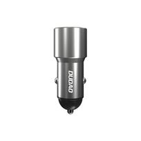 quick 5 - Automobilinis įkroviklis Dudao R4PQ, USB Type C/USB, pilka, 22.5 W - 3 nuotrauka