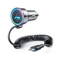 charger 30w usb c - Joyroom fast car charger 3 in 1 with USB Type C, CAAJRMJR_CL07 - 11 nuotrauka