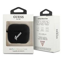 ausiniu deklas - Guess GUACAPLSVSBW Vintage case for Airpods Pro Black - 2 nuotrauka