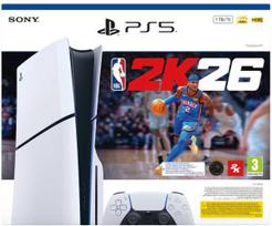 nba zaidimai - Sony PlayStation 5 Slim (PS5) 1TB White + NBA 2K26 - 1 nuotrauka
