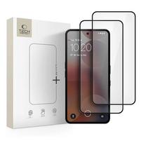 nothing phone 2 - LCD apsauginis stikliukas Tech-Protect Glass Fit  2-Pack Nothing Phone 3a/3a Pro juodas - 7 nuotrauka