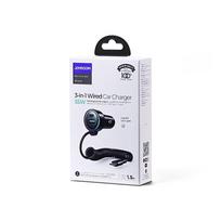 charger 30w usb c - Joyroom fast car charger 3 in 1 with USB Type C, CAAJRMJR_CL07 - 21 nuotrauka