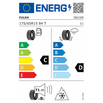padangos 165 60 - Universali automobilių padanga Fulda MultiControl 165/60/R15, 77-H, D, C, 71 dB - 4 nuotrauka
