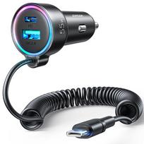 charger 30w usb c - Joyroom fast car charger 3 in 1 with USB Type C, CAAJRMJR_CL07 - 22 nuotrauka