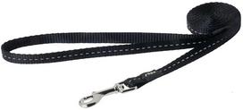 m dydis - Šuns pavadėlis Rogz Classic HL14A, juodas, 1.8 m x 11 mm - 1 nuotrauka