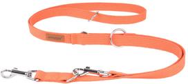 Reguliuojamas pavadėlis Amiplay Cotton, oranžinis, 1-2m x 1.5cm