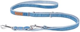 Reguliuojamas pavadėlis Amiplay Denim, mėlynas, 1-2m x 2cm