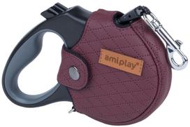 Automatinis pavadėlis Amiplay Cambridge, raudonas, L 5m