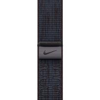 apple watch sport loop - Apple Watch 42mm Nike Sport Loop Juoda/Mėlyna (Black/Blue) - 1 nuotrauka