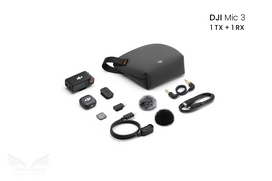 dji - DJI Mic 3 belaidis mikrofonas (Juodas - Black) - 3 nuotrauka