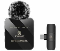 wireless lavalier microphone - PULUZ PU648B Belaidis Lavalier Mikrofonas (Juodas/Black) - 2 nuotrauka