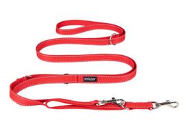 Reguliuojamas pavadėlis Amiplay Reflective 8in1, raudona, XL