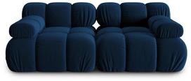 Modulinė sofa Micadoni Home Bellis 2 Seats, tamsiai mėlyna, 188 x 94 cm x 63 cm