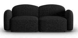 Sofa Micadoni Home Blair, juoda, 194 x 87 cm x 80 cm
