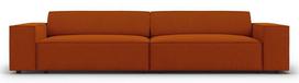 Sofa Micadoni Home Jodie Structured, oranžinė, 244 x 102 cm x 70 cm