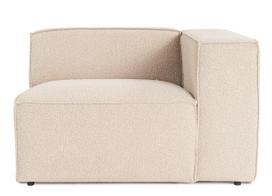 Modulinė sofa Atelier Del Sofa Lora, persikinė, dešininė, 108 x 83 cm x 65 cm