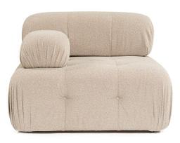 Modulinė sofa Atelier Del Sofa Doblo L1, smėlio, kairinė, 105 x 100 cm x 80 cm