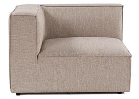 Modulinė sofa Atelier Del Sofa Sora L1, smėlio, kairinė, 104 x 96 cm x 70 cm