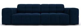 Sofa Micadoni Home Jennifer Velvet, tamsiai mėlyna, 204 x 102 cm x 70 cm