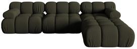 Modulinė sofa Micadoni Bellis 3D, žalia, 282 x 188 cm x 64 cm