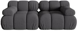 Modulinė sofa Micadoni Bellis 3D, pilka, 188 x 94 cm x 64 cm