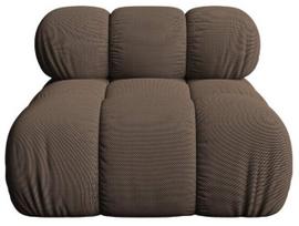 Modulinė sofa Micadoni Bellis 3D, ruda, 94 x 94 cm x 64 cm