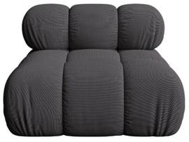 Modulinė sofa Micadoni Bellis 3D, pilka, 94 x 94 cm x 64 cm