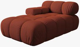 Modulinė sofa Micadoni Bellis, vario, kairinė, 155 x 94 cm x 64 cm