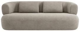 Sofa Micadoni Jenny Boucle, šviesiai pilka, 178 x 90 cm x 73 cm
