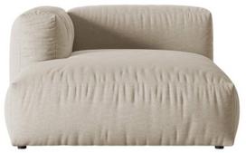 Modulinė sofa Micadoni Martina, šviesiai smėlinė, kairinė, 176 x 123 cm x 75 cm