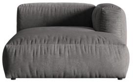 Modulinė sofa Micadoni Martina, pilka, dešininė, 176 x 123 cm x 75 cm
