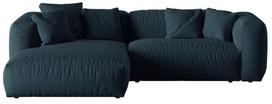 Modulinė sofa Micadoni Martina, mėlyna, kairinė, 283 x 176 cm x 75 cm