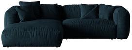 Modulinė sofa Micadoni Martina, tamsiai mėlyna, kairinė, 283 x 176 cm x 75 cm