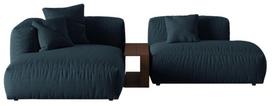 Modulinė sofa Micadoni Martina, mėlyna, kairinė, 292 x 176 cm x 75 cm