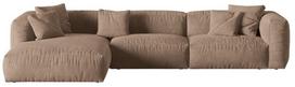 Modulinė sofa Micadoni Martina, tamsaus smėlio spalva, kairinė, 332 x 176 cm x 75 cm