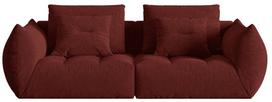 Modulinė sofa Micadoni Bloom, raudona, 232 x 106 cm x 95 cm