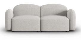 Sofa Micadoni Home Blair, šviesiai pilka, 194 x 87 cm x 80 cm
