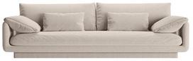 Sofa Micadoni Torino Structured, šviesiai smėlinė, 250 x 103 cm x 83 cm