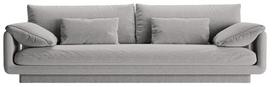 Sofa Micadoni Torino Structured, šviesiai pilka, 250 x 103 cm x 83 cm