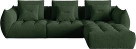 Modulinė sofa Micadoni Home Bloom City36, žalia, 332 x 216 cm x 95 cm