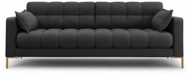Sofa Micadoni Home Mamaia 4 Seats, tamsiai pilka, 217 x 92 cm x 75 cm