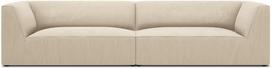 Sofa Micadoni Home Ruby, šviesiai ruda, 302 x 93 cm x 69 cm