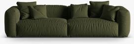 Modulinė sofa Micadoni Martina, tamsiai žalia, 320 x 106 cm x 75 cm