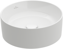 praustuvai 40 cm - Villeroy & Boch Collaro 400 mm, balta (White) 4A184001 - 2 nuotrauka