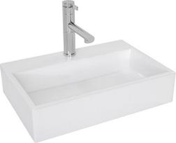 Rea Valeria 50 cm, pjedestalo / sieninis praustuvas, balta (White)