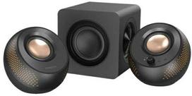creative koloneles - Creative Pebble X Plus 2.1 Juodas (Black) - 1 nuotrauka